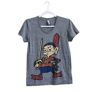 Cleveland Browns Cavs Indians Medium Gray T-shirt Basketball MLB Wahoo Vintage M